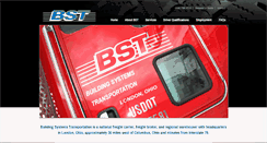 Desktop Screenshot of bsttrucking.com