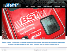 Tablet Screenshot of bsttrucking.com
